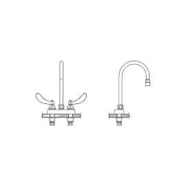 Commercial 27C4 / 27C5 / 27C6: 4 In Cast Deck-Mount Limited Swing, 27C4944-LS