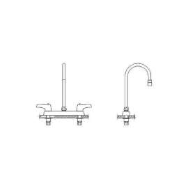 Commercial 26C3: 8 In Cast Deckmount, 26C3943-R5