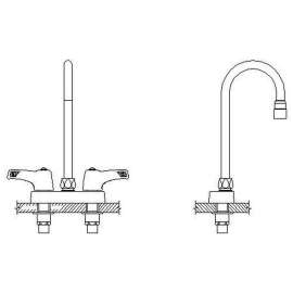 Commercial 27C4 / 27C5 / 27C6: 4 IN Cast Deckmount, 27C4843-TI