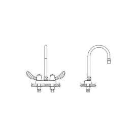 Commercial 27C4 / 27C5 / 27C6: 4 In Cast Deck-Mount, 27C4952-LS