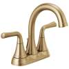 2533LF-CZMPU Kayra Two-Handle Centerset Bathroom Faucet, Champagne Bronze
