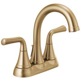2533LF-CZMPU Kayra Two-Handle Centerset Bathroom Faucet, Champagne Bronze