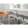 Classic 400-DST Single Handle Kitchen Faucet with Spray in Polished Chrome