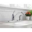 Classic 400-DST Single Handle Kitchen Faucet with Spray in Polished Chrome