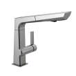 4193-AR-DST Pivotal Single Handle Lever Faucet in Arctic Stainless