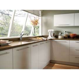 4353-AR-DST Linden Single Handle Water Efficient Pull-Out Kitchen Faucet in Arctic Stainless