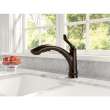4353-RB-DST Linden Single Handle Water Efficient Pull-Out Kitchen Faucet in Venetian Bronze