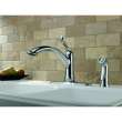 Linden 4453-DST Single Handle Kitchen Faucet with Spray in Polished Chrome