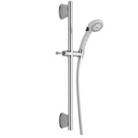 Slide Bar Hand Shower in White