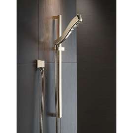 H2Okinetic 4-Setting Slide Bar Hand Shower in Brilliance Polished Nickel