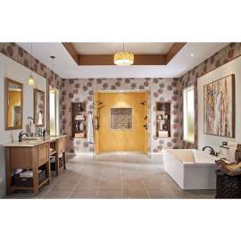 55051-RB Dryden Premium Single-Setting Adjustable Wall Mount Hand Shower in Venetian Bronze