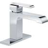 Single Handle Lavatory Faucet- Less Pop-Up in Polished Chrome