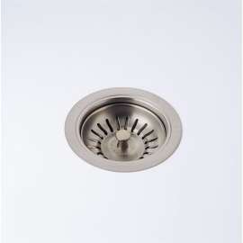 Kitchen Sink Flange and Strainer in Brilliance Stainless