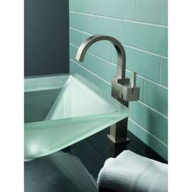 Vero 753LF-SS Single Handle Vessel Lavatory Faucet in Brilliance Stainless