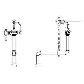 Commercial 83T: Manual Concealed Water Closet Flush Valve, 83T340