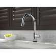 Single Handle Pull-Down Kitchen Faucet with Touch2O Technology in Polished Chrome