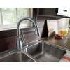 Leland 9178-AR-DST Single Handle Pull-Down Kitchen Faucet in Arctic Stainless
