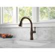 Single Handle Pull Down Kitchen Faucet in Venetian Bronze