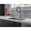 9693T-AR-DST Pivotal Single Handle Lever Faucet in Arctic Stainless