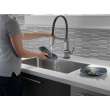 9693T-AR-DST Pivotal Single Handle Lever Faucet in Arctic Stainless