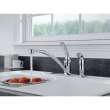 Delta Foundations(R): Single Handle Kitchen Faucet with Integral Spray, B3310LF
