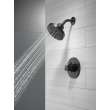 142749-BL Nicoli Monitor 14 Series H2Okinetic Shower, Matte Black