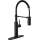 18803-BL-DST Antoni Single Handle Pull Down Spring Kitchen Faucet, Matte Black