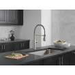 18804Z-SP-DST Theodora Single Handle Pull Down Spring Kitchen Faucet, Spotshield Stainless