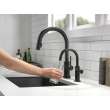 1930-BL-DST Other Contemporary Round Beverage Faucet, Matte Black