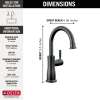 1960-BL-DST Other Traditional Beverage Faucet, Matte Black