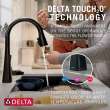 19802TZ-BL-DST Lenta Single Handle Pull Down Kitchen Faucet with Touch2O Technology