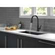 19802TZ-BL-DST Lenta Single Handle Pull Down Kitchen Faucet with Touch2O Technology