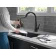 19802TZ-BL-DST Lenta Single Handle Pull Down Kitchen Faucet with Touch2O Technology