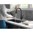 19802TZ-BL-DST Lenta Single Handle Pull Down Kitchen Faucet with Touch2O Technology