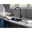 19802TZ-BL-DST Lenta Single Handle Pull Down Kitchen Faucet with Touch2O Technology