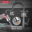 19802Z-DST Lenta Single Handle Pull Down Kitchen Faucet, Chrome