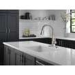 19802Z-SP-DST Lenta Single Handle Pull Down Kitchen Faucet, Spotshield Stainless