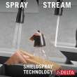 19831Z-BLSD-DST Hazelwood Single Handle Pull Down Kitchen Faucet with Soap Dispenser and ShieldSpray Technology, Matte Black