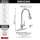 19831Z-SD-DST Hazelwood Single Handle Pull Down Kitchen Faucet with Soap Dispenser and ShieldSpray Technology, Chrome