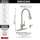 19831Z-SPSD-DST Hazelwood Single Handle Pull Down Kitchen Faucet with Soap Dispenser and ShieldSpray Technology, Spotshield Stainless