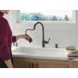 19877Z-RBSD-DST Capertee Single Handle Pull Down Kitchen Faucet with Soap Dispenser and ShieldSpray Technology, Venetian Bronze
