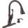 19950Z-RBSD-DST Arabella Single Handle Pull Down Kitchen Faucet with Soap Dispenser and ShieldSpray, Venetian Bronze