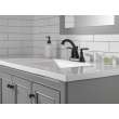 2532LF-BLMPU Woodhurst Two Handle Centerset Bathroom Faucet, Matte Black
