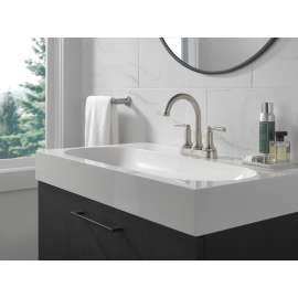 2535-SSMPU-DST SAYLOR Two Handle Centerset Bathroom Faucet, Stainless