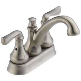 25704LF-SS Aubrey Two Handle Centerset Bathroom Faucet, Stainless
