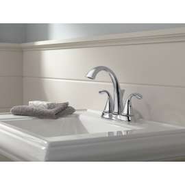 25706LF-ECO Zella Two Handle Centerset Bathroom Faucet, Chrome
