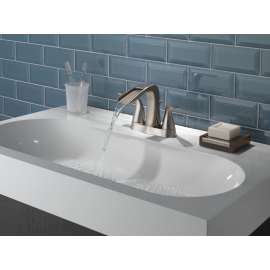 25724LF-SS-ECO Tolva Two Handle Centerset Bathroom Faucet, Stainless