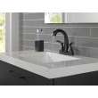 25775-BLMPU-DST Stryke Two Handle Centerset Bathroom Faucet, Matte Black