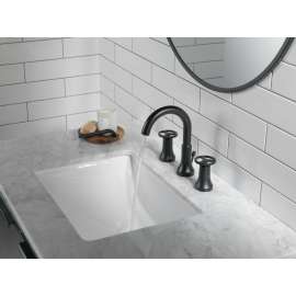 3558-BLMPU-DST Trinsic Two Handle Widespread Bathroom Faucet