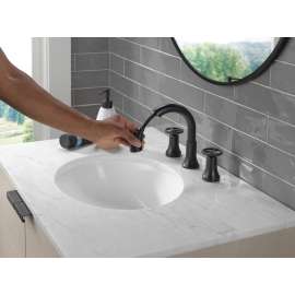 3558-BLPD-DST Trinsic Two Handle Widespread Pull Down Bathroom Faucet